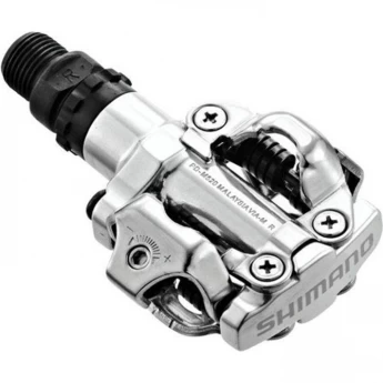 Педали SHIMANO M520, с шипами, серебристый
