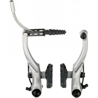 Тормоз SHIMANO V-BR ALIVIO, T4000, ПЕР, КОЛОДКИ S65T, СЕРЕБРИСТЫЙ