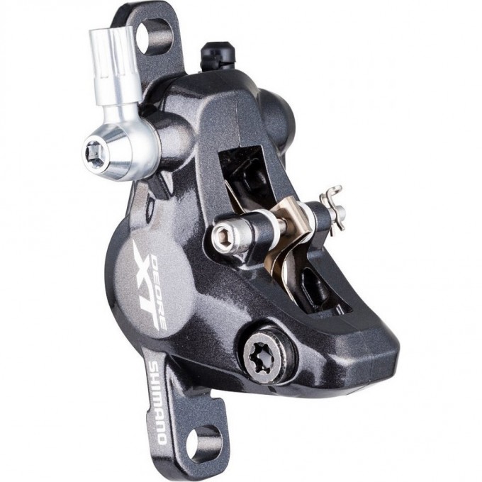 Калипер гидравлический SHIMANO M8000, POST MOUNT, пластиковые колодки G02A, без адаптера IBRM8000MPRX Калипер гидравлический SHIMANO M8000, POST MOUNT, пластиковые колодки G02A, без адаптера IBRM8000MPRX