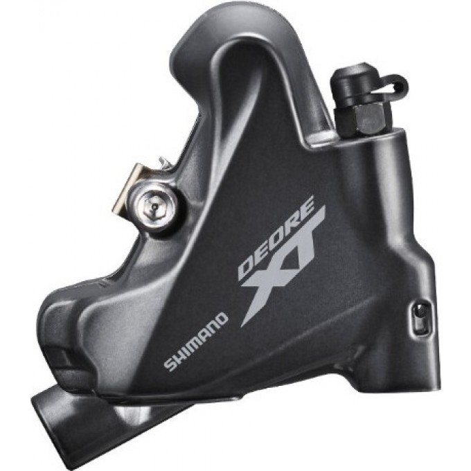 Калипер задний SHIMANO DEORE XT M8110, flat mount, гидравлический, болты 25 мм, полимерные колодки IBRM8110RDRX Калипер задний SHIMANO DEORE XT M8110, flat mount, гидравлический, болты 25 мм, полимерные колодки IBRM8110RDRX
