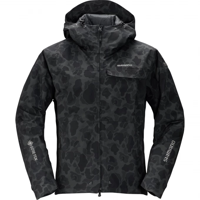 Куртка утеплённая SHIMANO RB-01JS GORE-TEX чёрный камуфляж L 59YRB01JS68 Куртка утеплённая SHIMANO RB-01JS GORE-TEX чёрный камуфляж L 59YRB01JS68