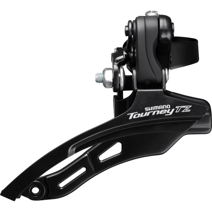 Переключатель передний SHIMANO TZ500, верхняя тяга, 28.6, 42T, индивидуальная упаковка EFDTZ500DSTS6 Переключатель передний SHIMANO TZ500, верхняя тяга, 28.6, 42T, индивидуальная упаковка EFDTZ500DSTS6