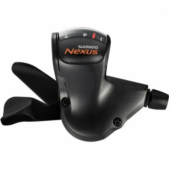 Шифтер SHIMANO NEXUS, 7S50, 7 скоростей, черный, оплетка 2100мм, трос 2280 мм, для CJ-NX10 ESL7S50ALLL