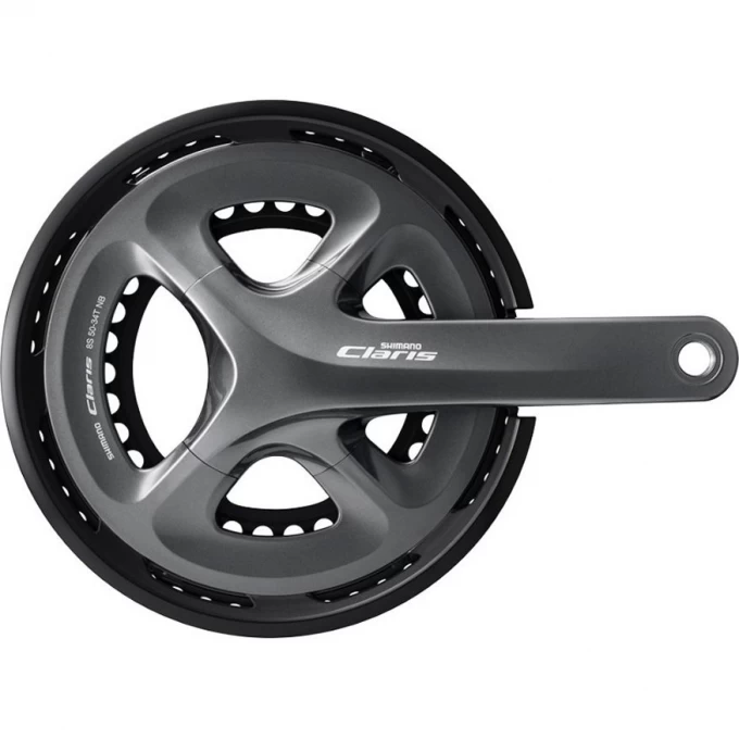 Система SHIMANO CLARIS, R2000, 175мм, интегрированный вал, 8 скоростей с защитой 50/34T EFCR2000EX04C Система SHIMANO CLARIS, R2000, 175мм, интегрированный вал, 8 скоростей с защитой 50/34T EFCR2000EX04C