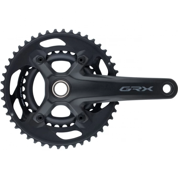 Система SHIMANO GRX, RX600, 170 мм, 10 скоростей, интегрированный вал, 46/30T без каретки EFCRX600102CX60 Система SHIMANO GRX, RX600, 170 мм, 10 скоростей, интегрированный вал, 46/30T без каретки EFCRX600102CX60