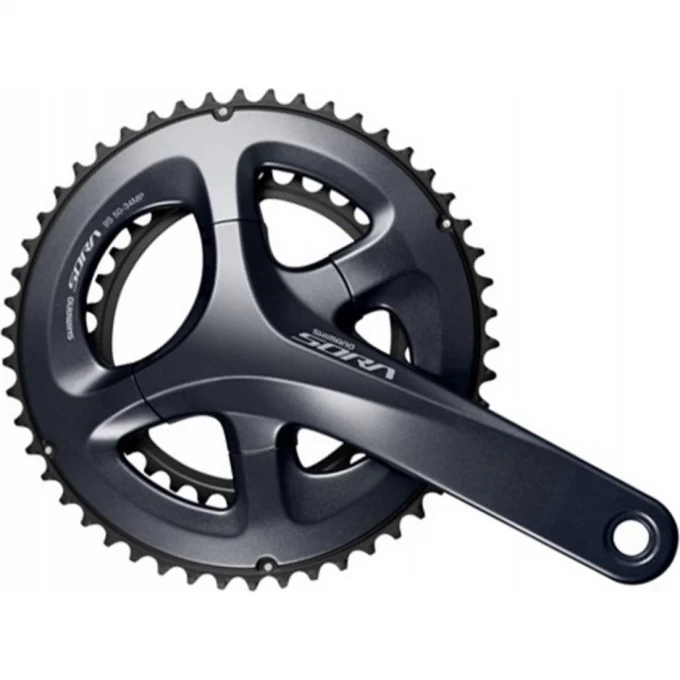Система SHIMANO SORA, R3000, 170 мм, 50/34 без каретки EFCR3000CX04X Система SHIMANO SORA, R3000, 170 мм, 50/34 без каретки EFCR3000CX04X